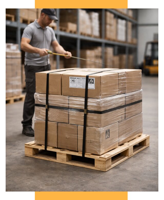 Упаковка и паллетирование грузов от 3633 р. | СетСервис-Прс