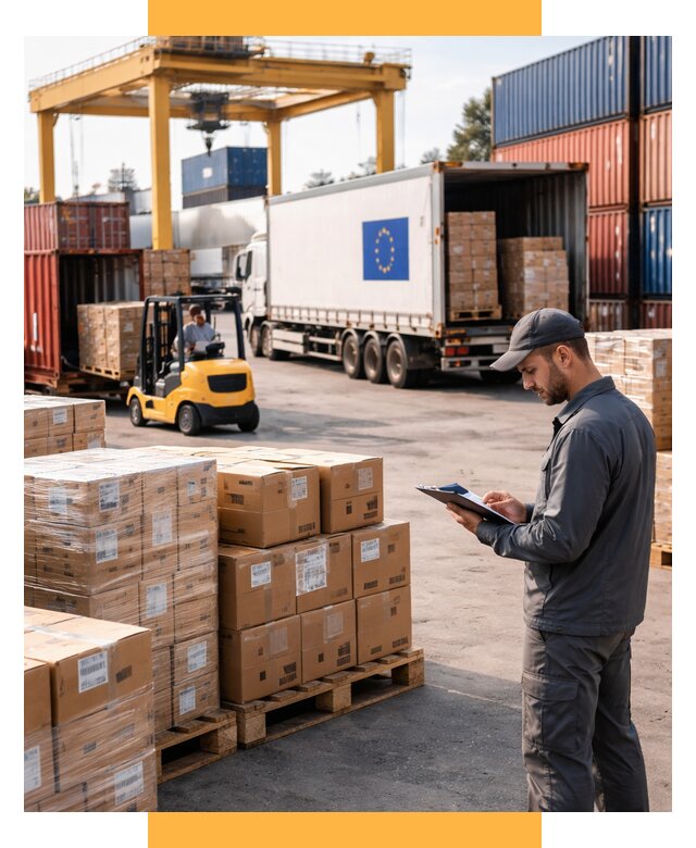 Доставка грузов из Европы от 12455 р., логистика СетСервис-Прс