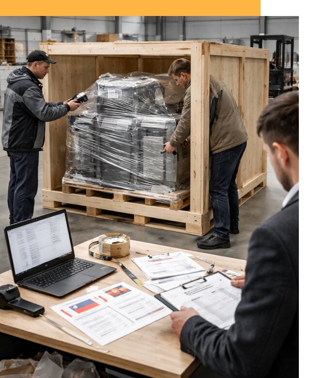 Доставка промышленного оборудования из США от 67464 руб