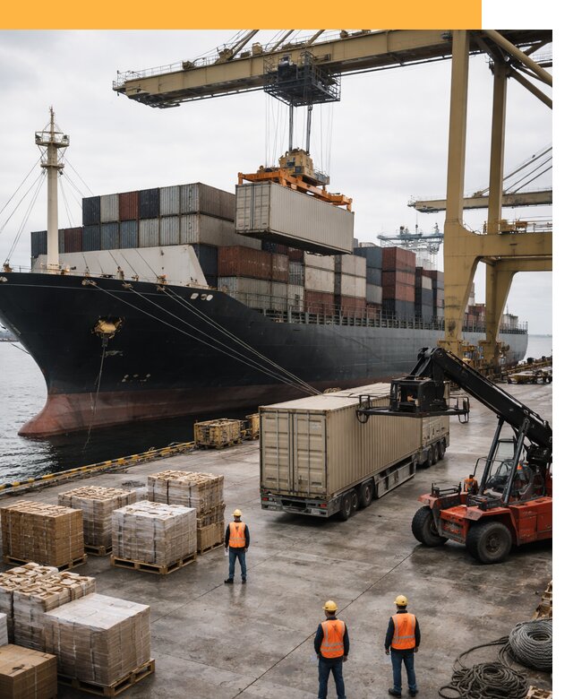 Морские перевозки из Индии: доставка FCL/LCL, таможня от 124548