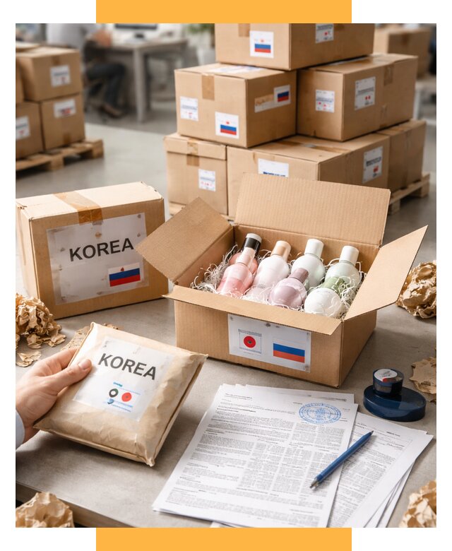 Доставка косметики из Кореи от 8822 р. под ключ | СетСервис-Прс