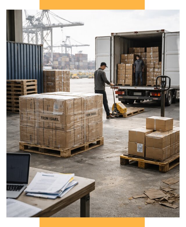Доставка грузов из Израиля от 15569 р., логистика от СетСервис-Прс