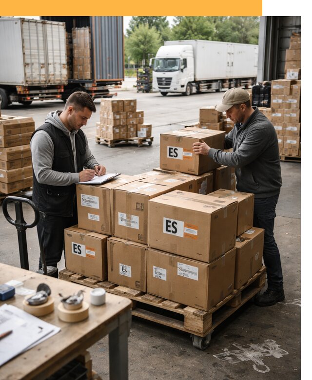 Доставка грузов в Испанию автотранспортом от 36327 руб