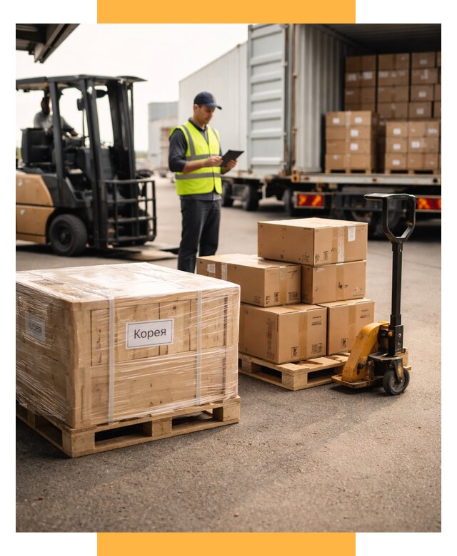 Доставка грузов в Корею из России от 36327 р. | СетСервис-Прс