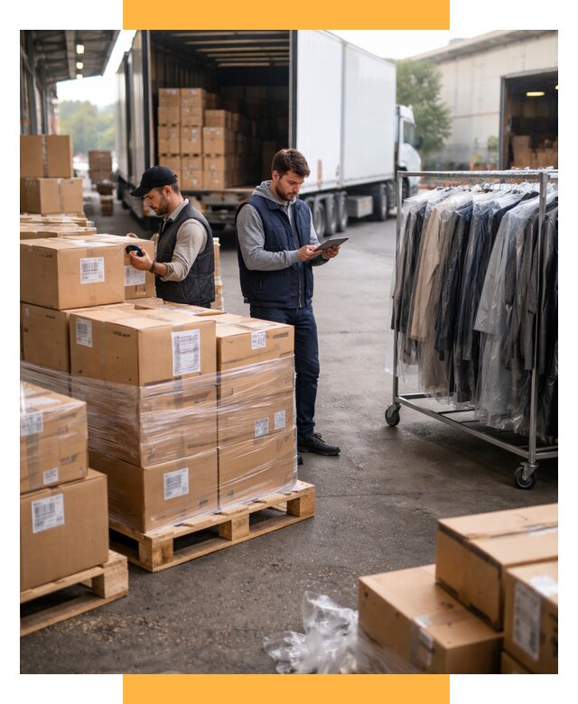 Перевозка и доставка одежды из Китая от 7784 р., СетСервис-Прс