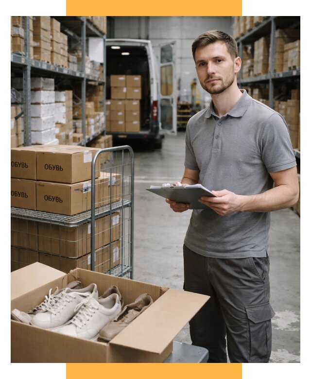 Доставка обуви из Китая и Турции от 4671 р. СетСервис-Прс