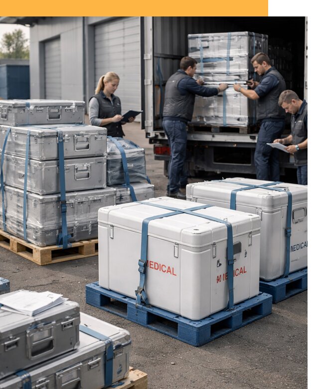 Перевозка медицинского оборудования по всему миру от 15569 руб
