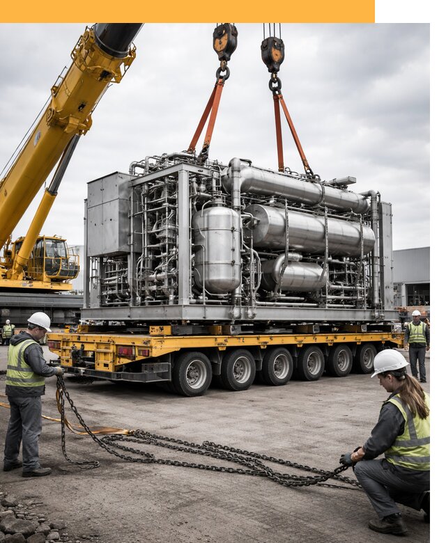 Перевозка тяжеловесных грузов по миру от 155685 руб