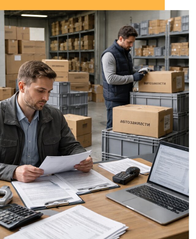 Таможенное оформление автозапчастей по выгодным тарифам от 8822