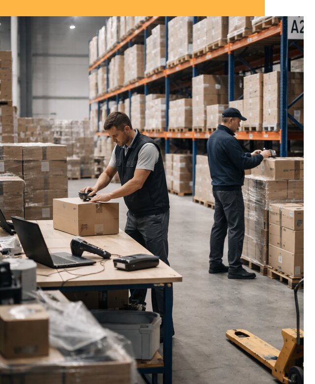 Склад консолидации в Европе: хранение, сортировка от 6746